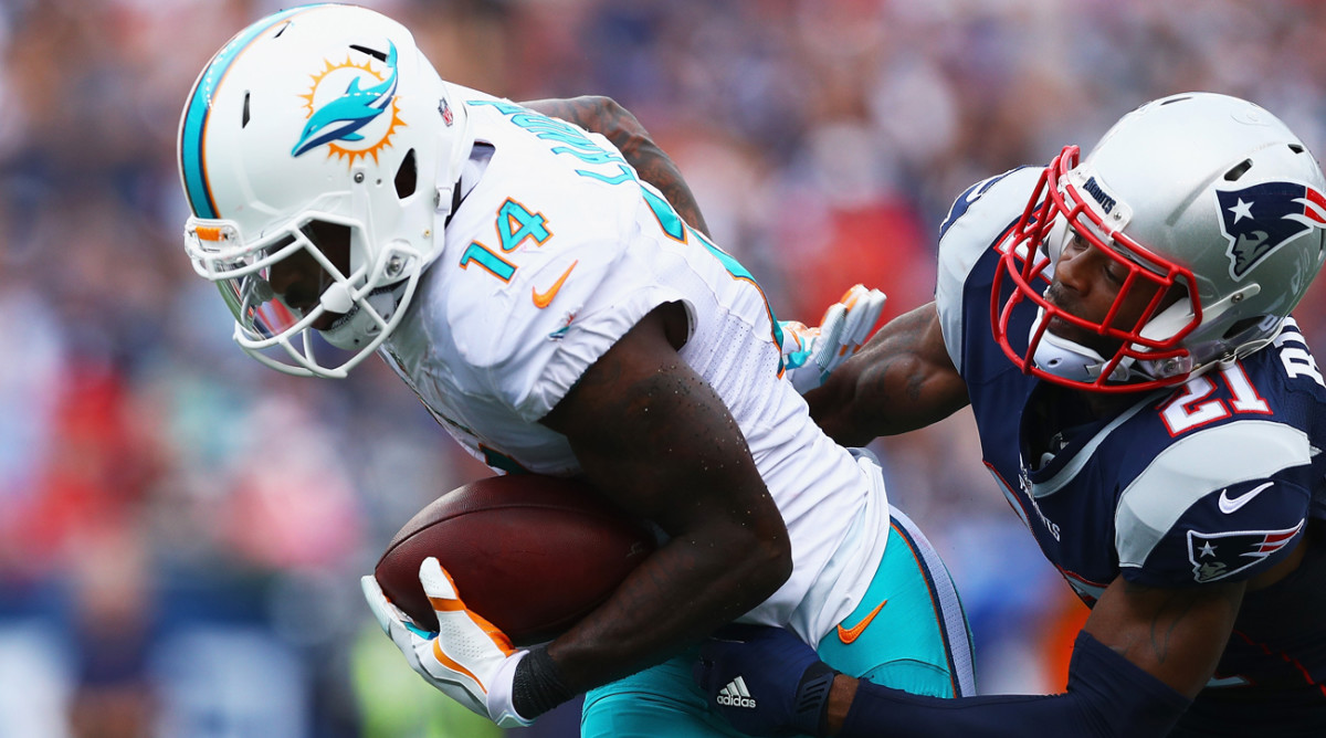 Miami wideout Jarvis Landry tied for seventh in the NFL with 94 catches last season.