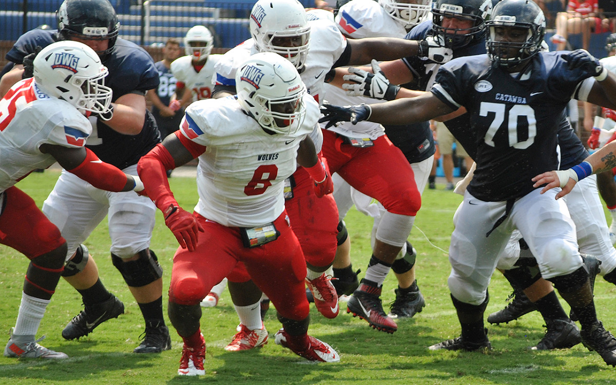 Armah (8) felt at home immediately at West Georgia.