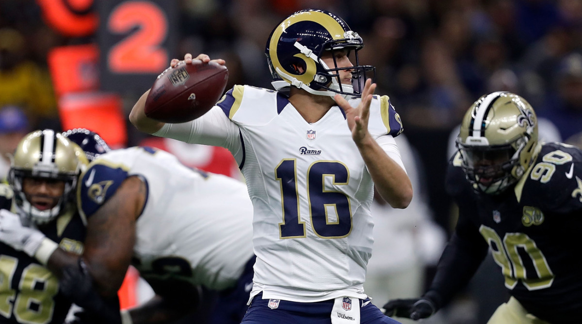 The Saints beat the Rams by four touchdowns in November, but Jared Goff’s play in that game caught the attention of his new head coach.