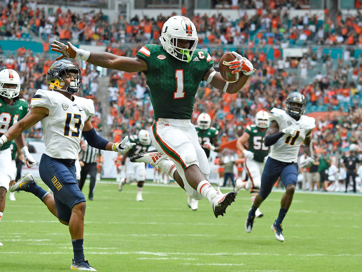 On the strength of offensive playmakers like running back Mark Walton, Miami seems closer than ever to the school's first ACC title.