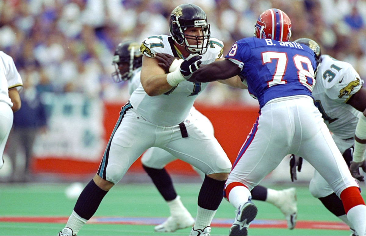 A three-time All-Pro and five-time Pro Bowler in his six-plus seasons, Tony Boselli was a Hall finalist this year. 