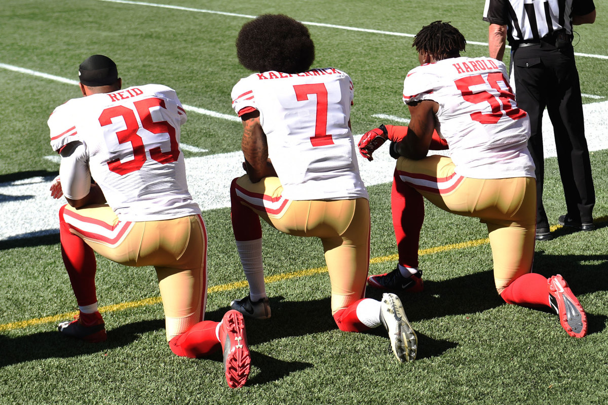Colin Kaepernick refused to stand on principle, sparking controversy and conversation.