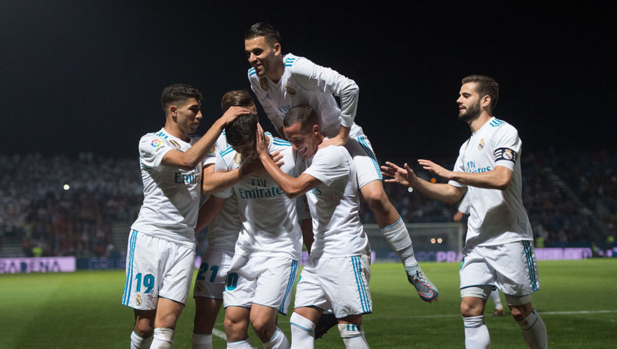 EL MOMENTO EN QUE EL REAL MADRID LA VICTORIA ESTABA AL ALLENZA DEL REAL SOCIEDAD