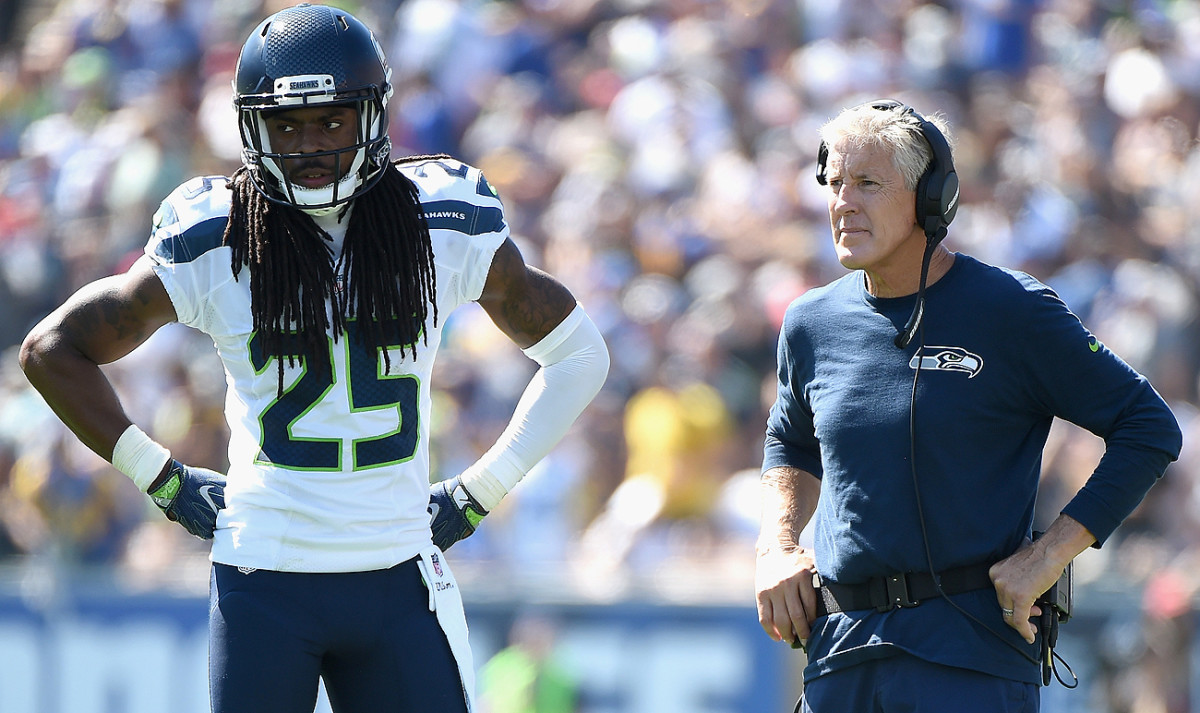 Pete Carroll and the Seahawks are exploring opportunities to trade Richard Sherman, who has said there are no hard feelings toward the franchise.