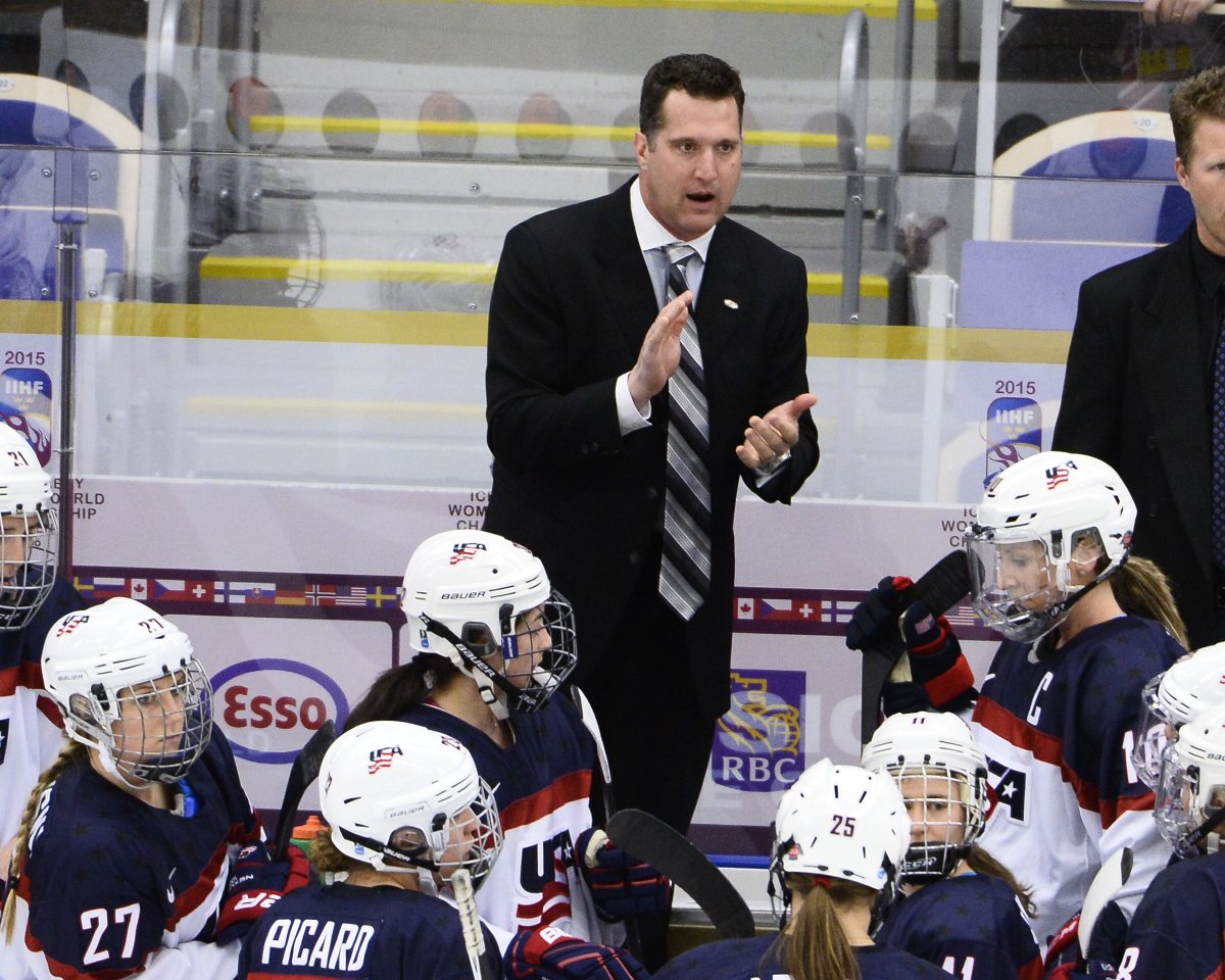 U.S. women's hockey team lacks coach with Olympics one year out