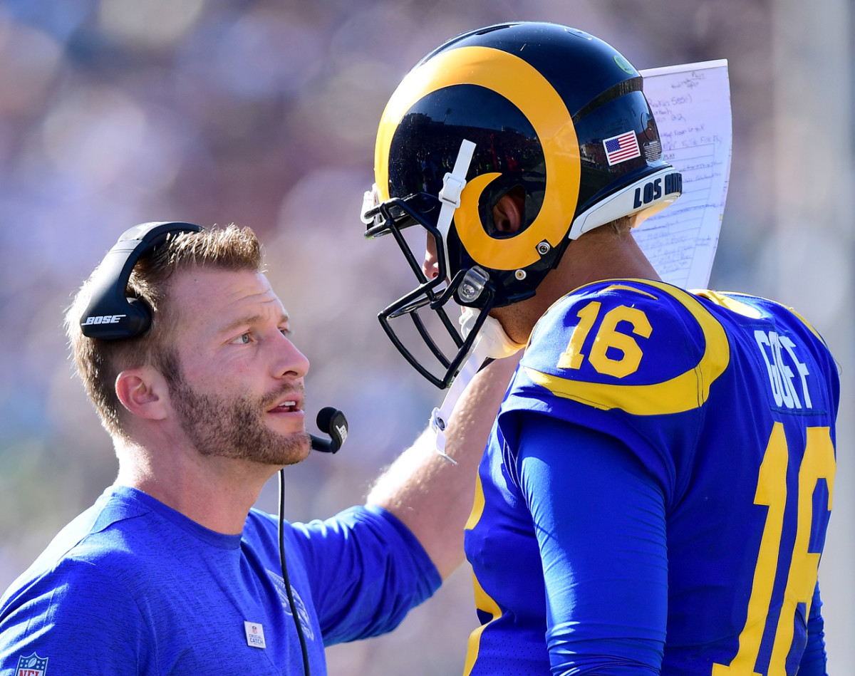 A big part of the Rams’ turnaround this season has been the play of second-year quarterback Jared Goff, under the tutelage of first-year head coach Sean McVay.