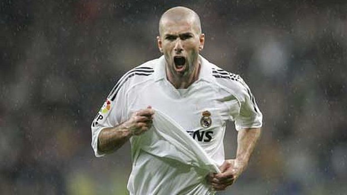 Resultado de imagen de zidane jugador madrid