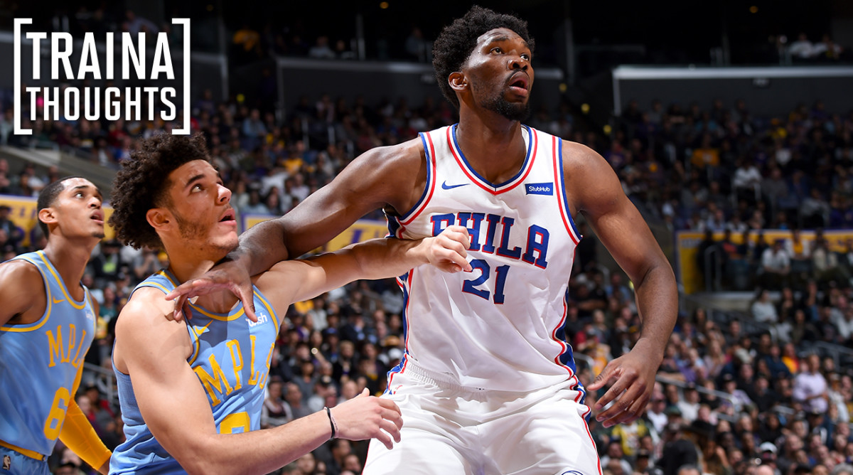 Joel Embiid process; tweets; Sixers beat Lakers; Lonzo Ball - Sports Illustrated