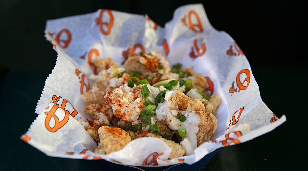 The pork rind chipper from Oriole Park at Camden Yards. 