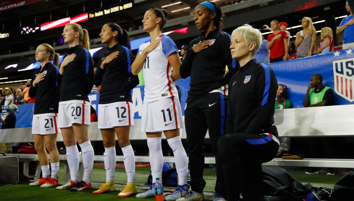 US Soccer requires players to stand during national anthem Sports