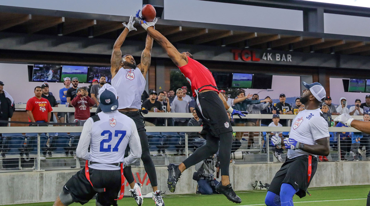 Michael Vick, other pros give flag football debut NFL feel Sports