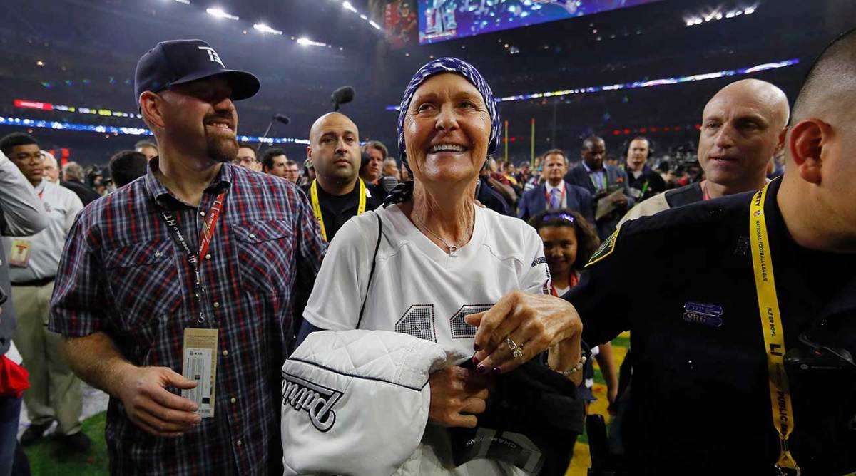 Tom Brady’s mother, Galynn, was present for her son’s Super Bowl 51 victory.