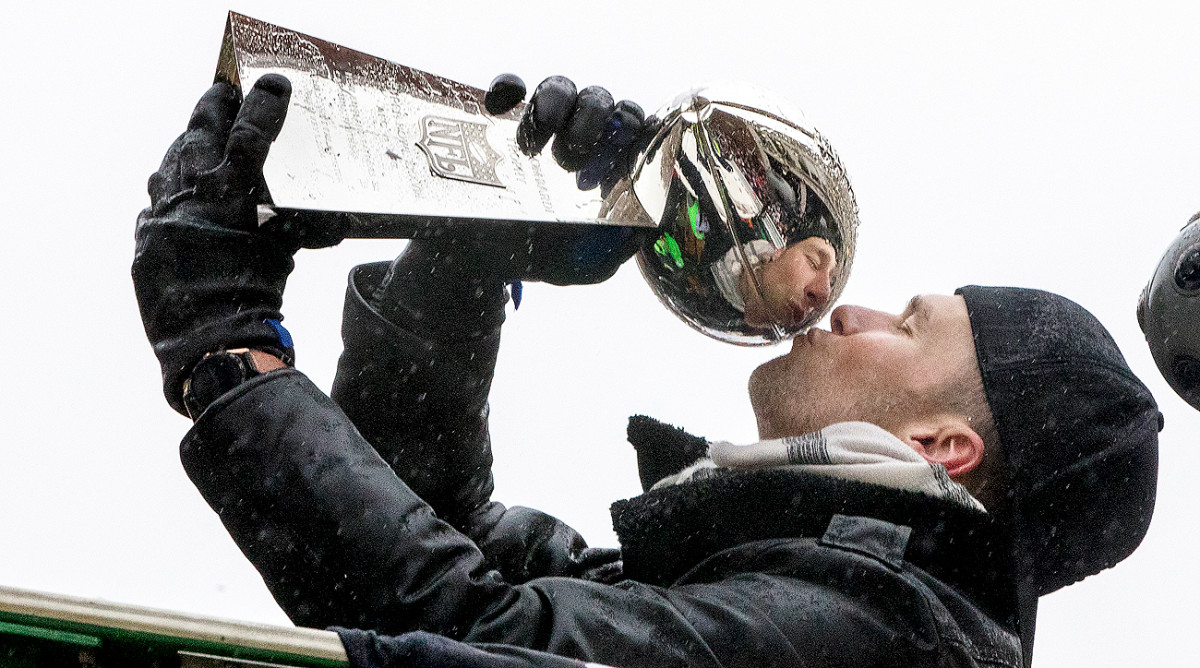 Tom Brady has five Lombardi Trophies and plans to play at least two more seasons.