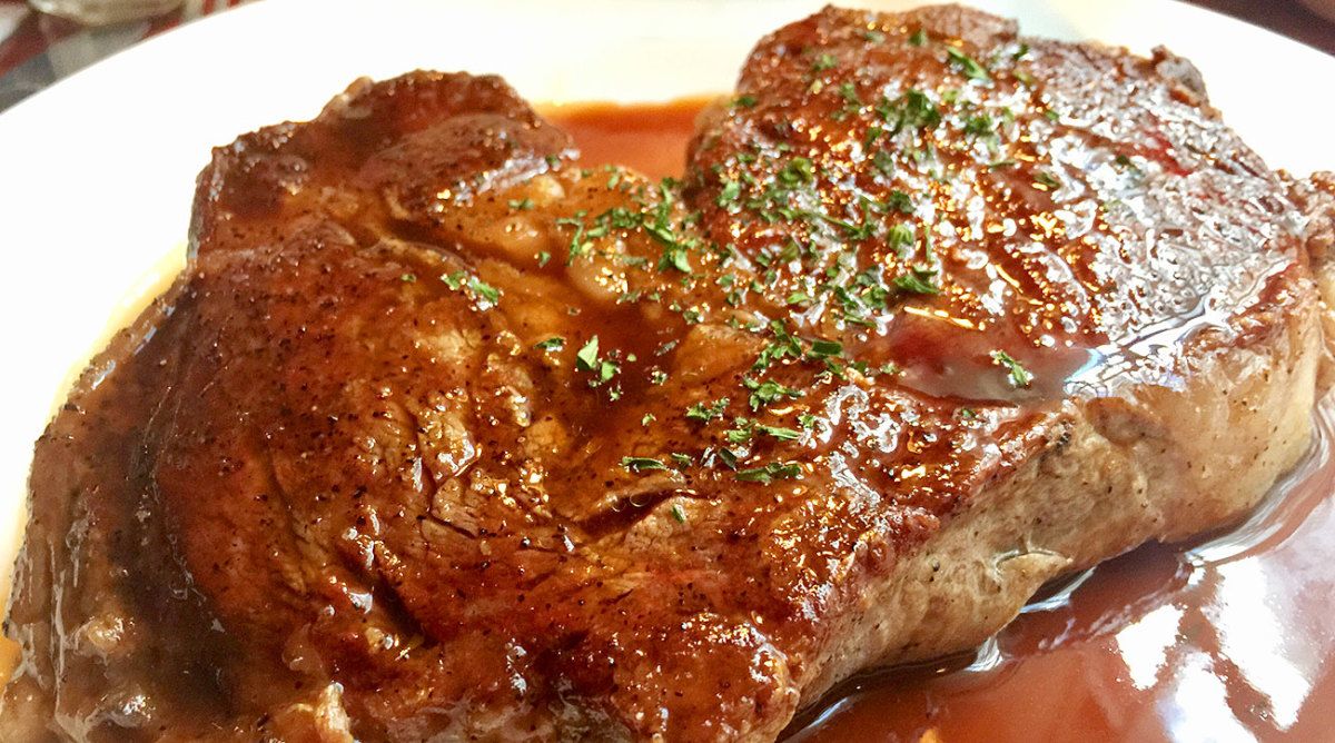 The aptly named Big Fat Steak.