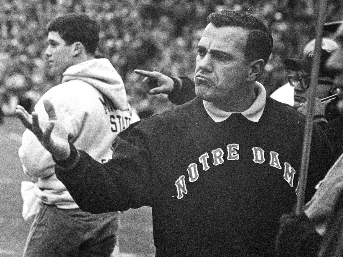 An unconventional hire at Notre Dame, Parseghian was still defending the decision that won him his first national championship 50 years later.