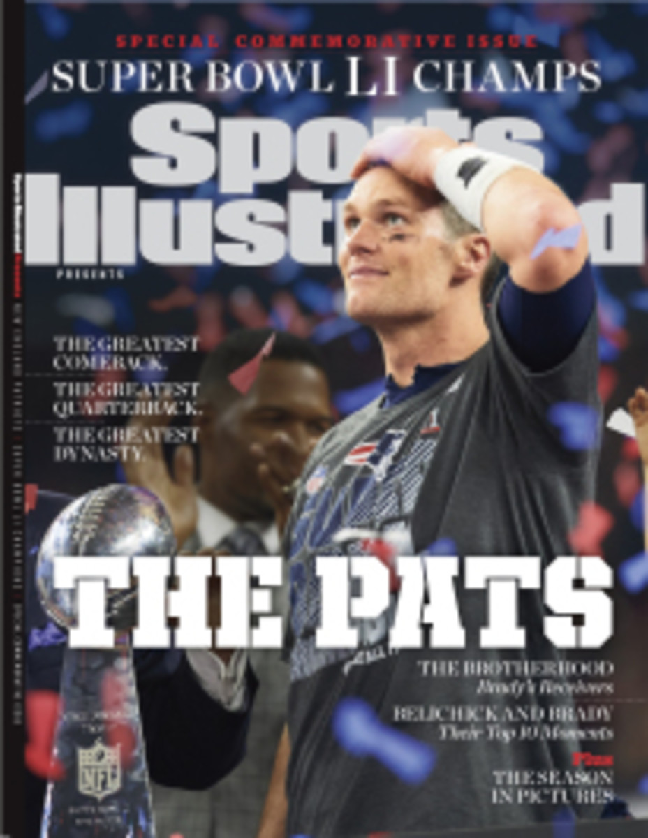 2017 Julian Edelman Patriots SB 51 Sports Illustrated NO LABEL February 13 