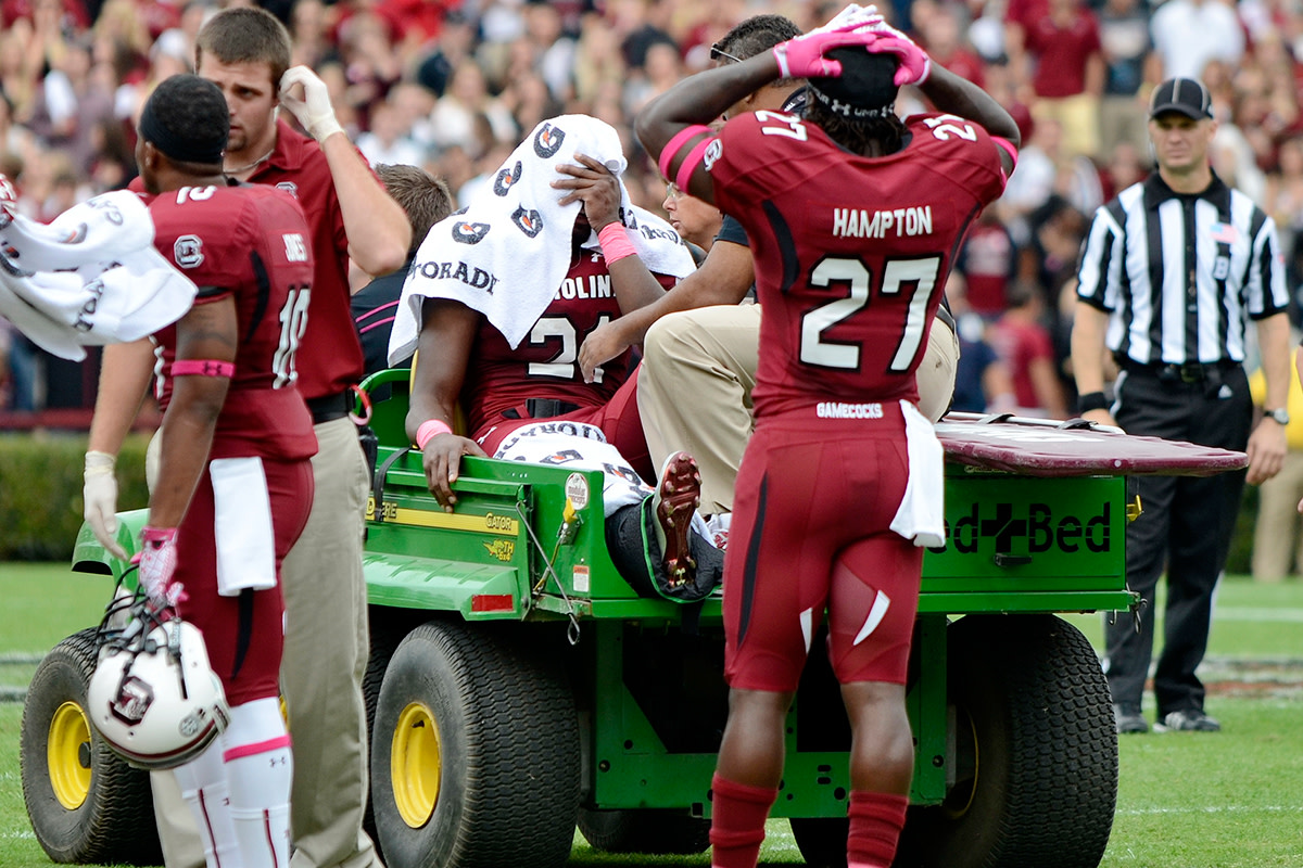 Marcus Lattimore coaches HS football mere Sports Illustrated