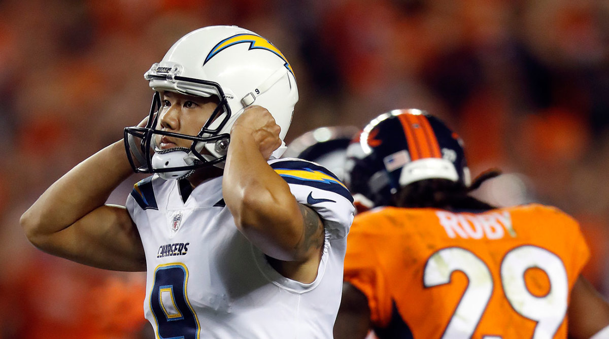 Chargers rookie Younghoe Koo had a game-tying field goal blocked at the end of Week 1's best game.