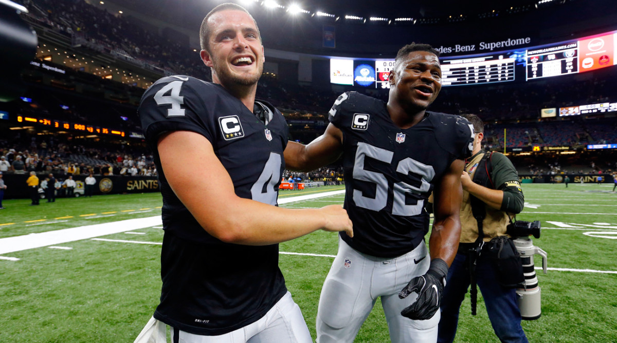 If the Raiders move, they’ll be bringing a playoff-ready roster led by young stars Derek Carr and Khalil Mack.