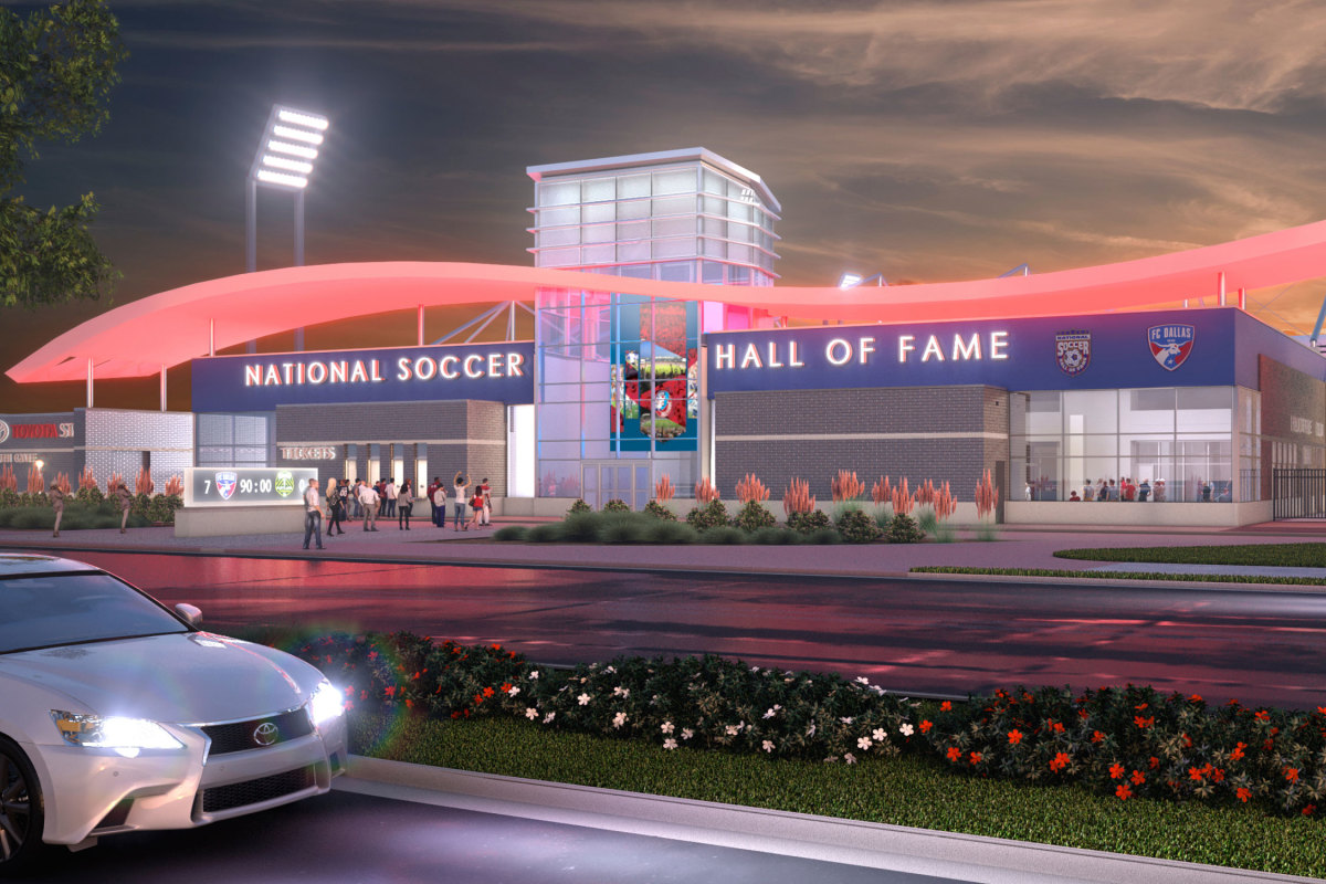 FC Dallas's Toyota Stadium will be the new site for the U.S. National Soccer Hall of Fame.