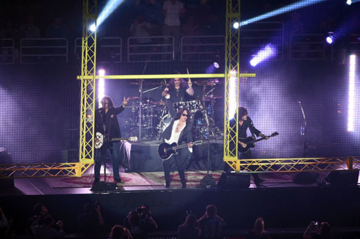 The pregame KISS concert. 
