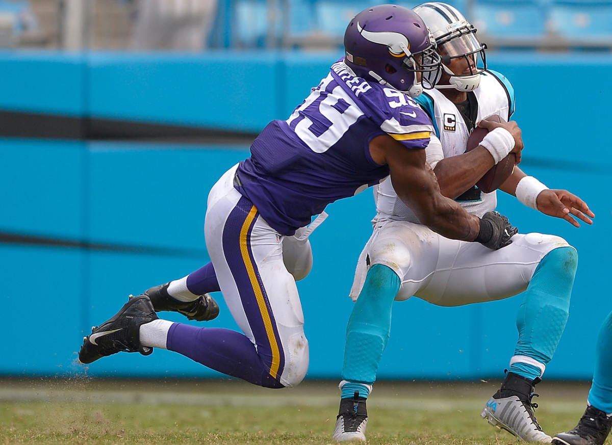 Danielle Hunter had 12.5 sacks last season despite not starting any games for the Vikings.