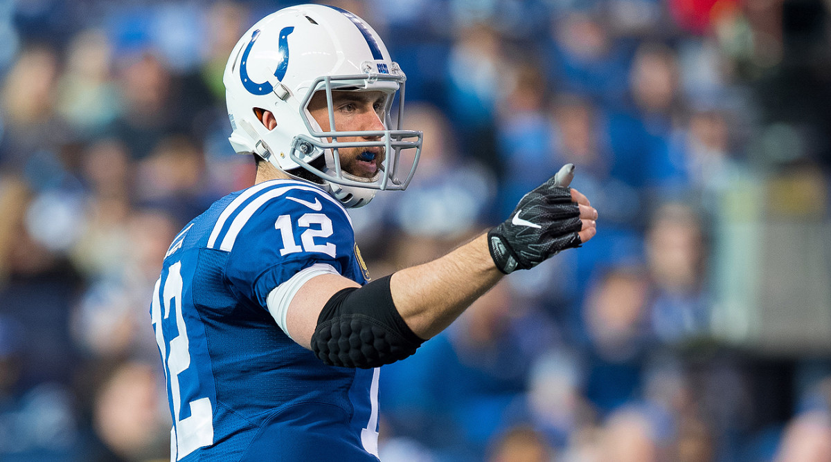 Andrew Luck had surgery on his right shoulder in January and expects to be ready for the 2017 season.