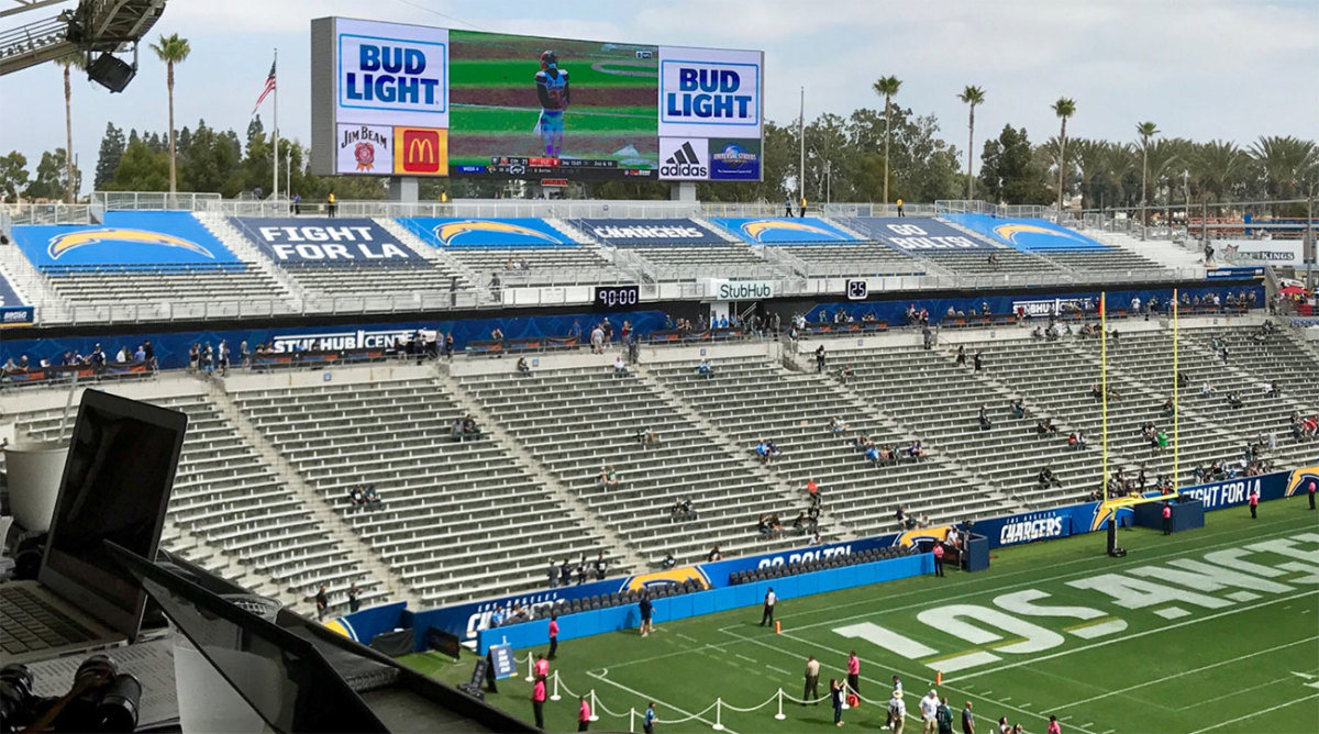 Chargers say no empty seats covered at StubHub Center - Sports