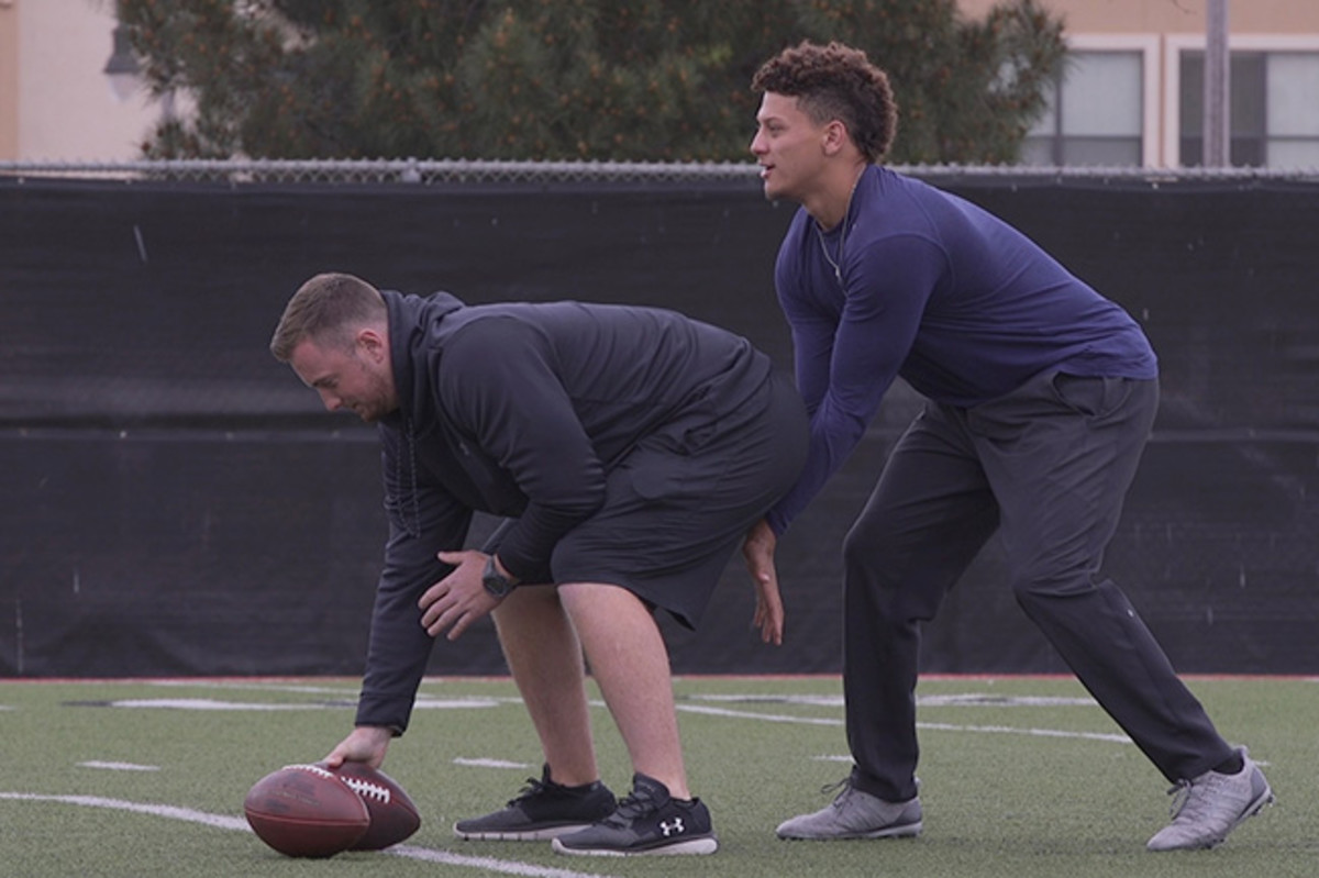After working almost exclusively out of the shotgun in college, Mahomes has to prove to NFL evaluators that he can take snaps from under center.