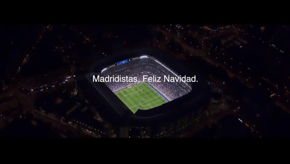 VÍDEO | Así es el spot navideño del Real Madrid para felicitar las ...