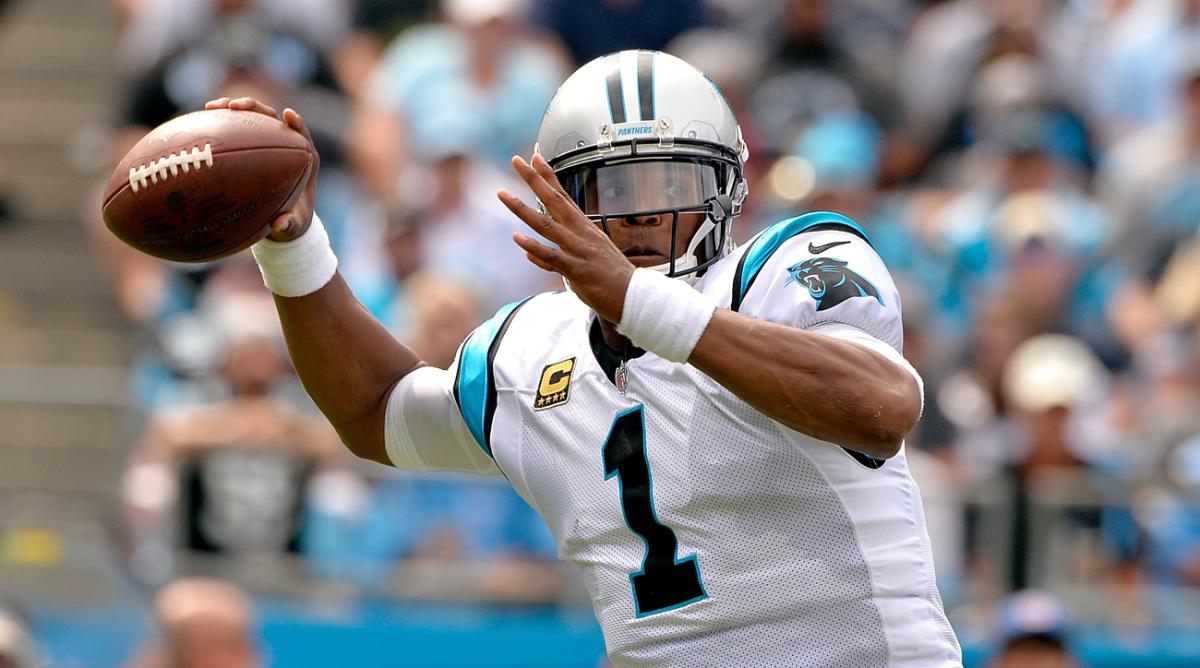 Carolina Panthers quarterback Cam Newton.