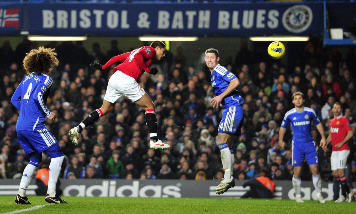 Manchester United's Mexican striker Javi