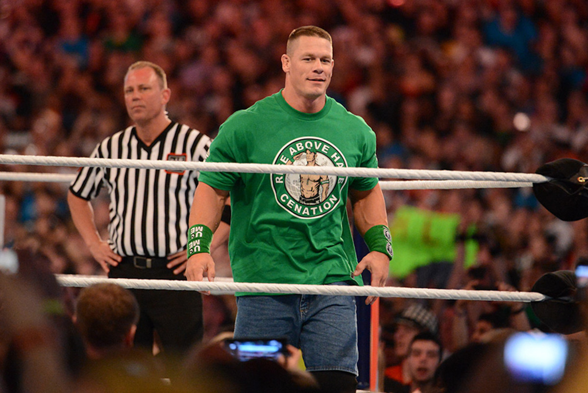 John Cena discusses his WrestleMania proposal.