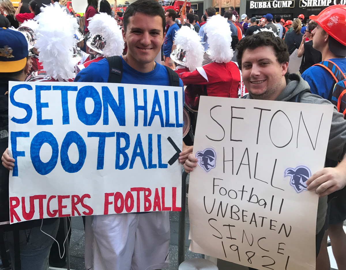 Seton Hall fans made their presence felt at GameDay.