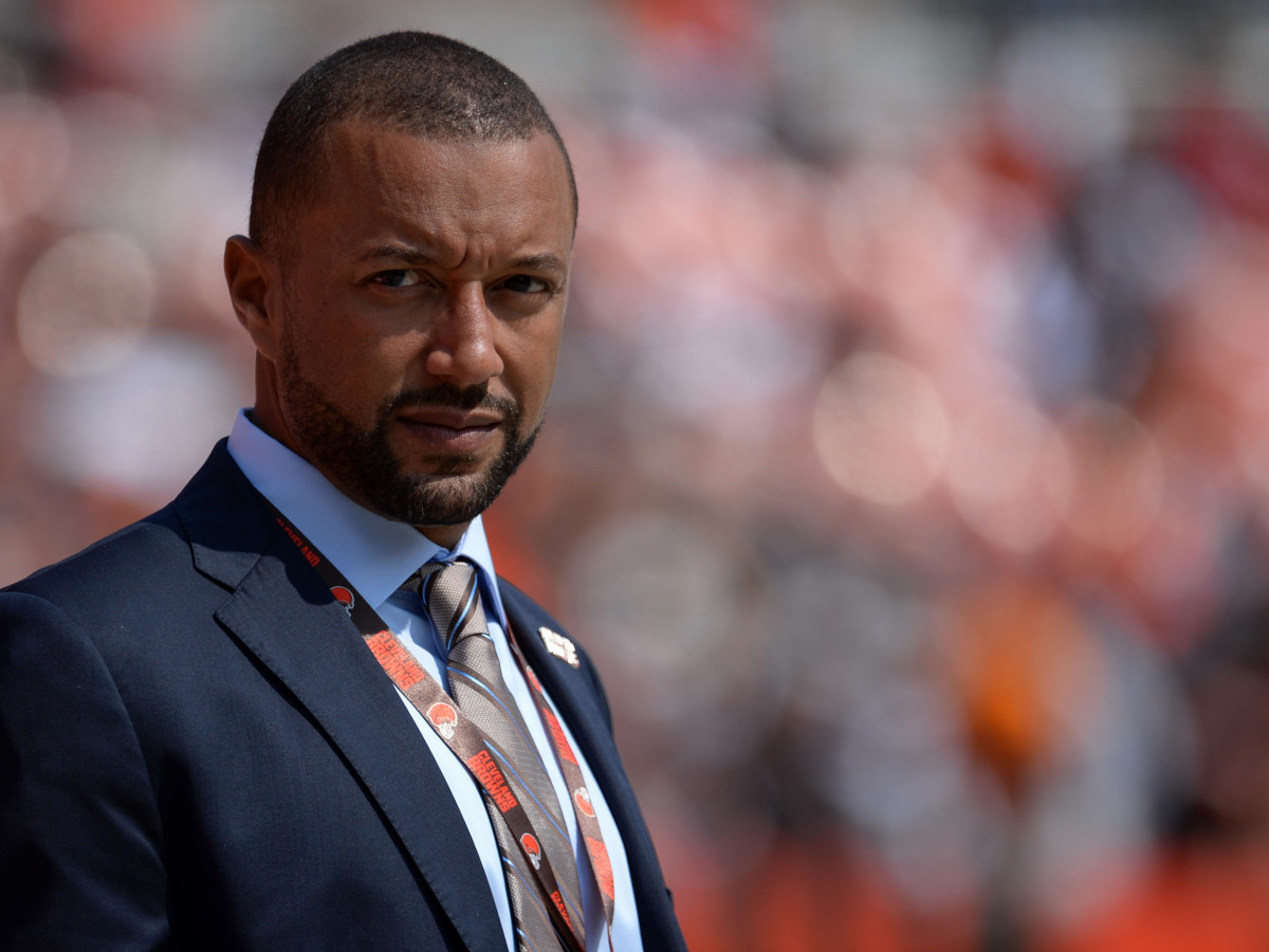 Decision maker Sashi Brown had a lot of questions to answer in Cleveland.