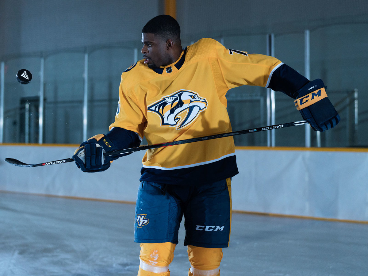 PK Subban Nashville Predators adidas Away Authentic Player Jersey