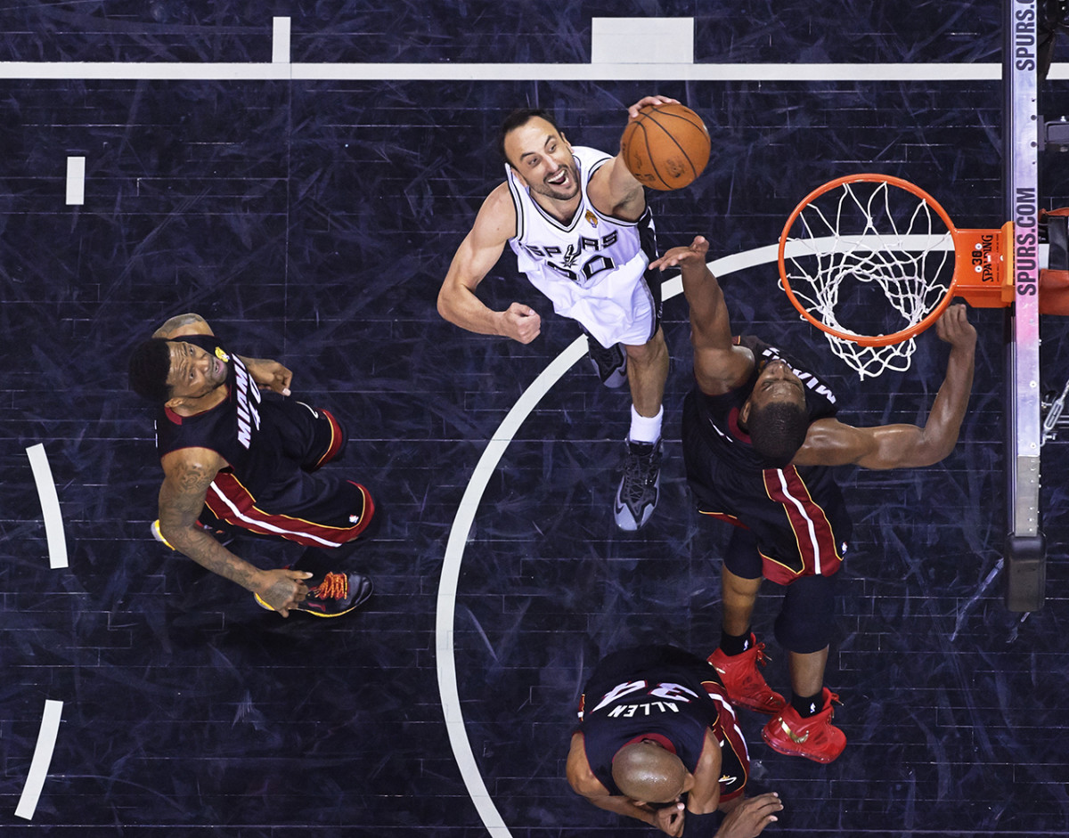 Spurs retire Manu Ginobili's jersey vs Cavaliers (video) - Sports  Illustrated