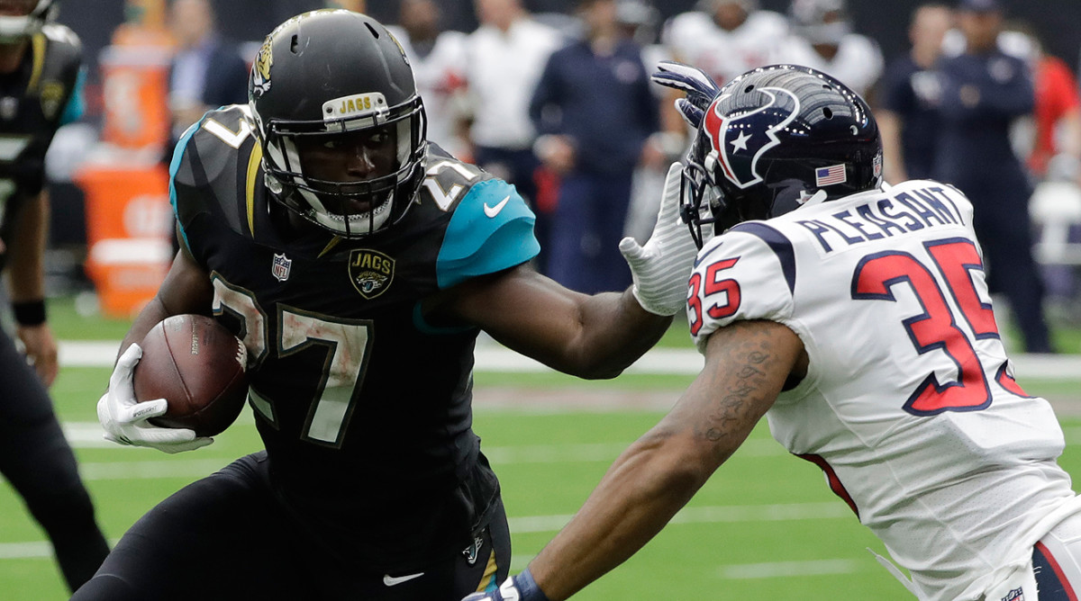 Leonard Fournette became the first Jacksonville running back to rush for 100 yards in his NFL debut.
