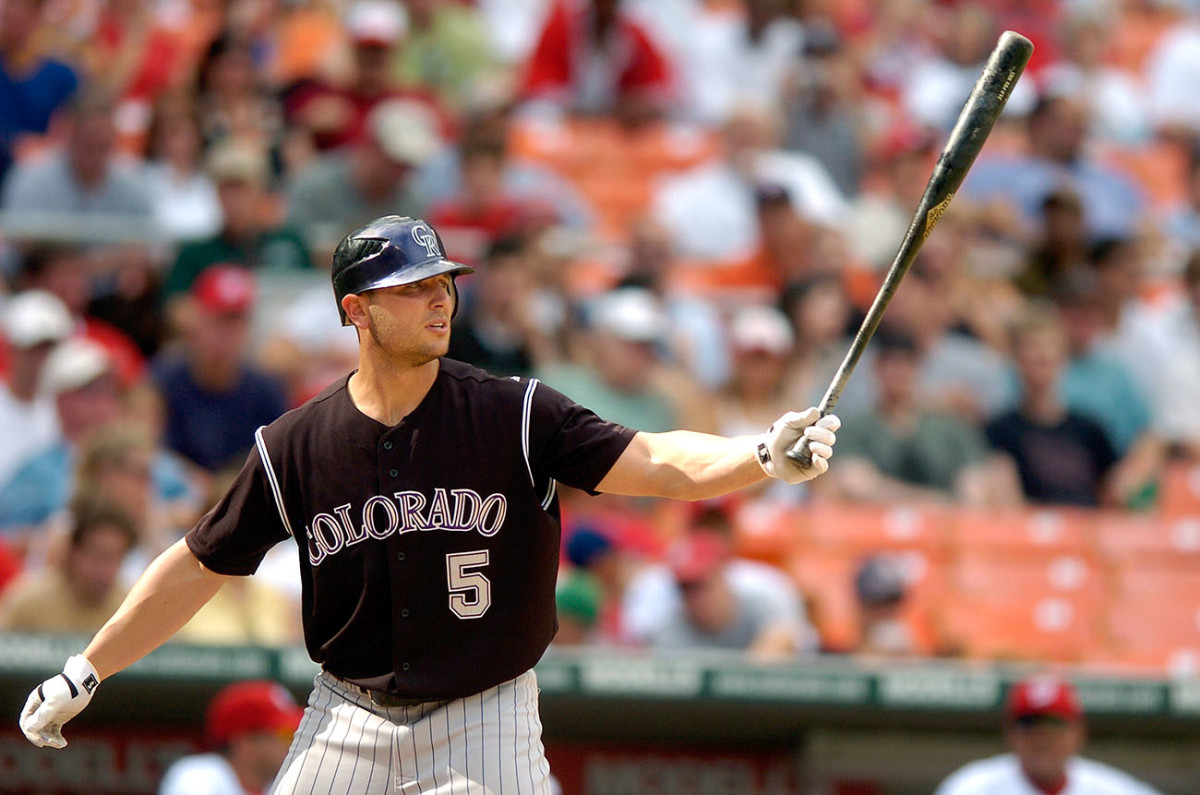 Over five seasons with the Rockies, Holliday was an All-Star three times and led Colorado to its only World Series appearance.