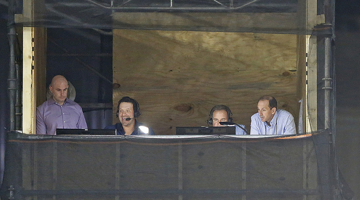 Romo and Nantz used the Hall of Fame game as practice.