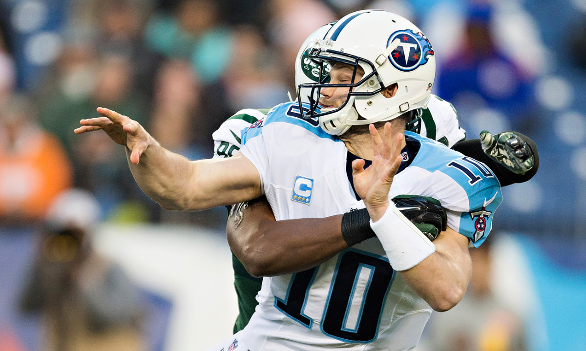 The Titans drafted Jake Locker eighth overall in 2011 and he was out of the league after the 2014 season.