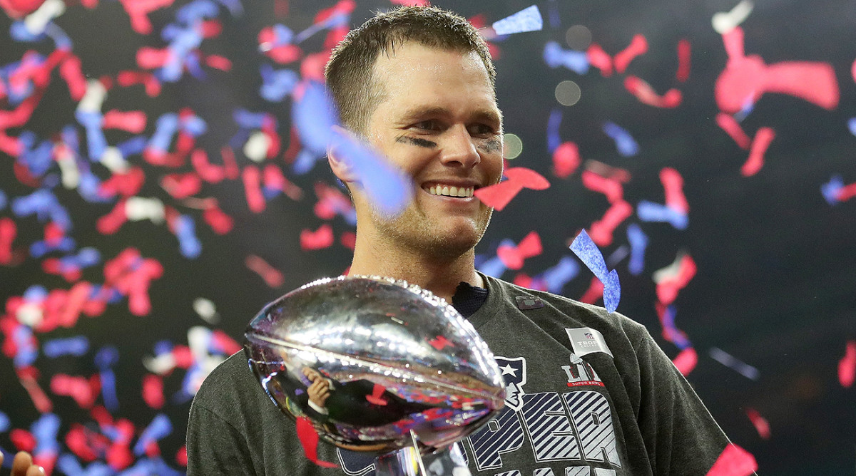 Tom Brady set the record for most Super Bowls played (7) while overcoming the largest deficit (25 points) in the game’s 51-year history.