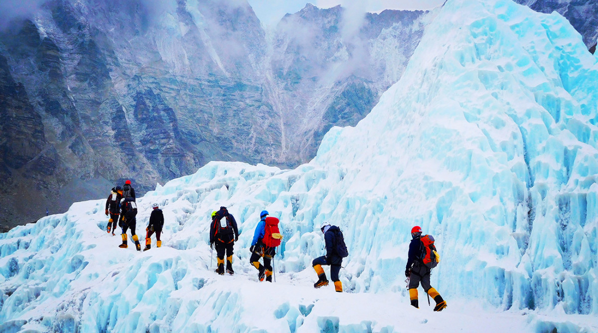 "There's the audio of the ice cracking, reminding you that it's moving. It could swallow you whole at any second."