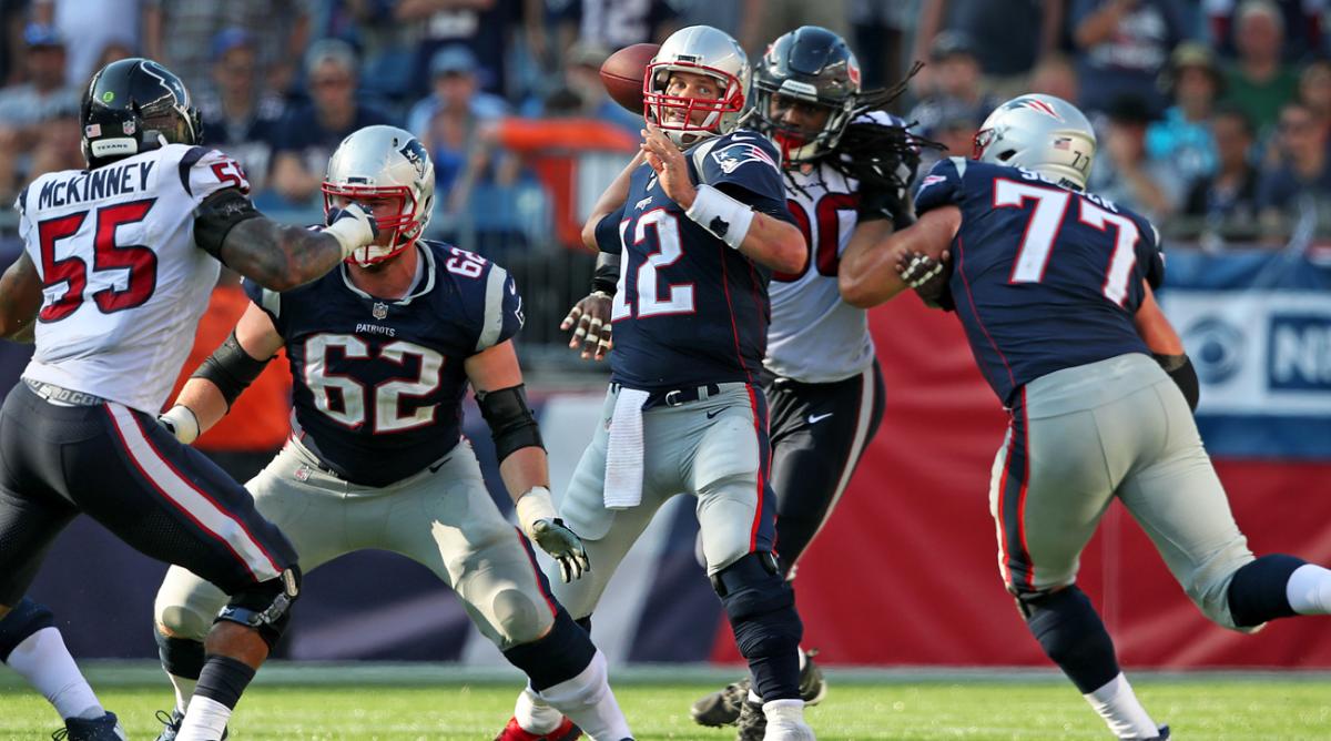 New England Patriots quarterback Tom Brady.