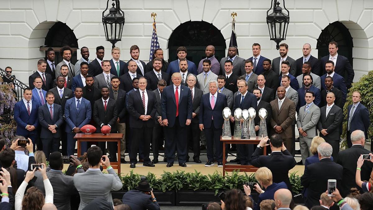 Patriots White House Turnout For Obama In 2015 Vs For Trump In 2017
