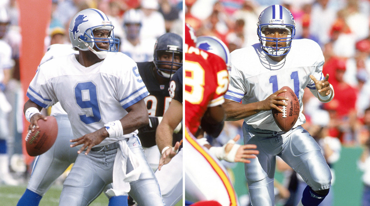 Lions 1990-93: Peete (9) was a sixth-round pick in 1989 and went 3-5 as a rookie fill-in. Ware was the seventh overall pick of the 1990 draft, hand-picked by GM Jerry Vainisi.