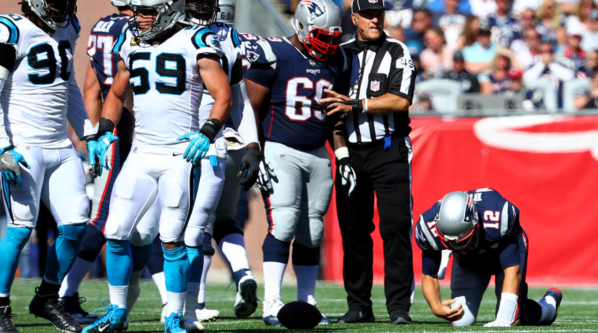 Tom Brady has already been sacked more times in 2017 than he was during the 2016 regular season, and those hits are taking a toll.