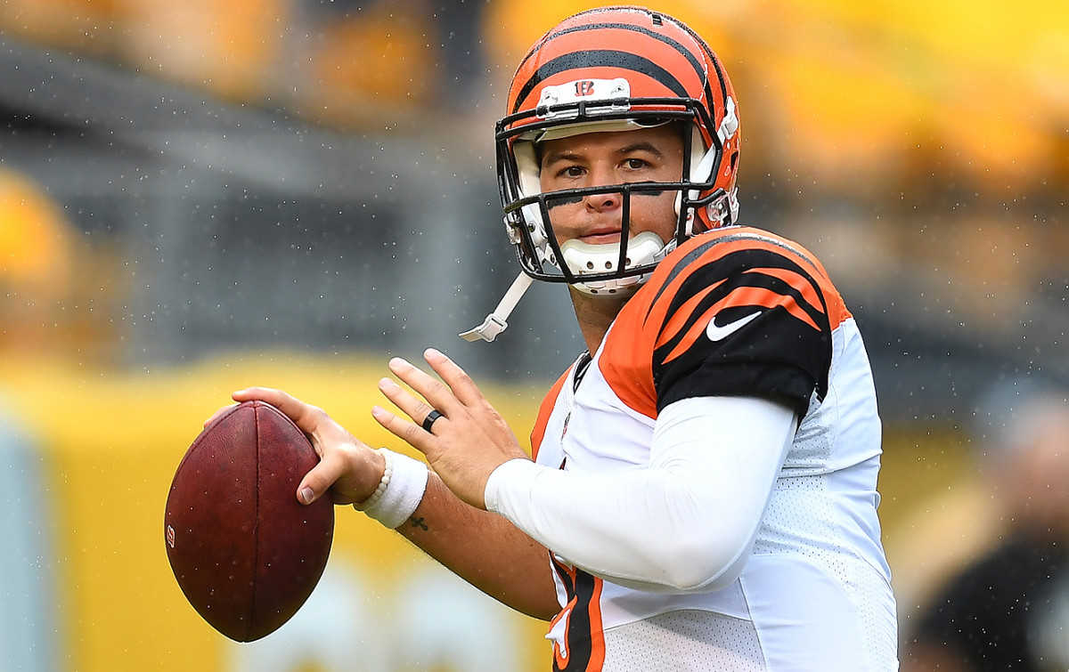 AJ McCarron went 2-1 as a starter for the Bengals in 2015, but only appeared in one game last season.