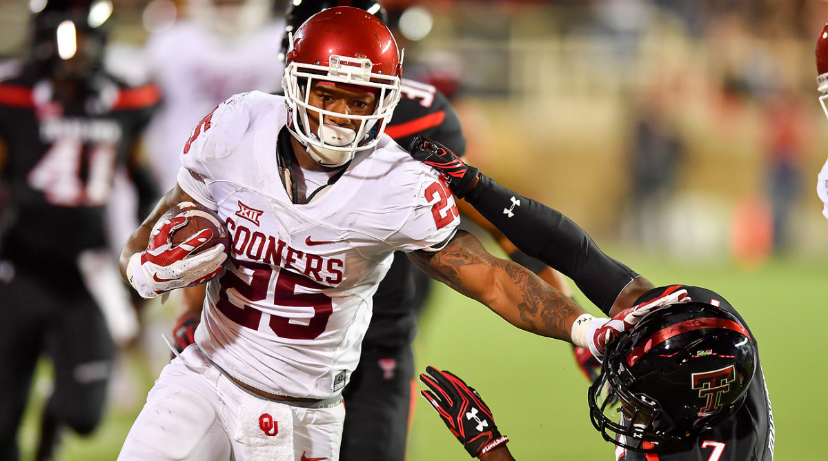 In 2016, Joe Mixon ran for 1,274 yards in 12 games for Oklahoma and averaged 6.8 yards per carry.