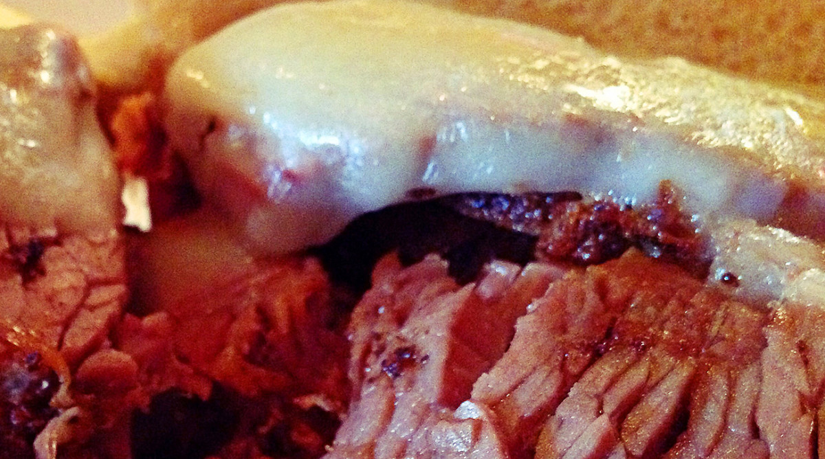 The brisket po boy from Pimanyoli's. 